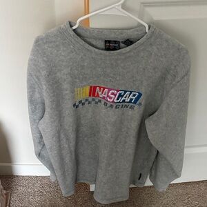 Vintage NASCAR Gray Sweatshirt with Vibrant Logo